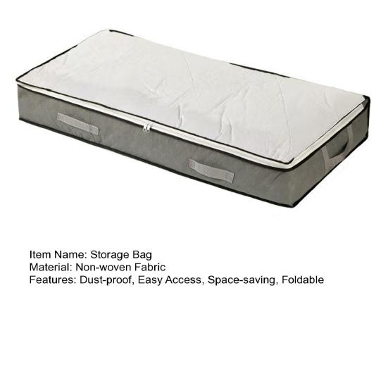 Сумка для хранения под кроватью, сумка для одеяла с прозрачной крышкой, пыленепроницаемый органайзер для шкафа