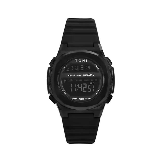 TOMI T207 Горячая Распродажа Модные Электронные Наручные Часы для Мужчин и Женщин Спортивные Автоматическая Дата Пластиковый Ремешок Часы для Бизнеса