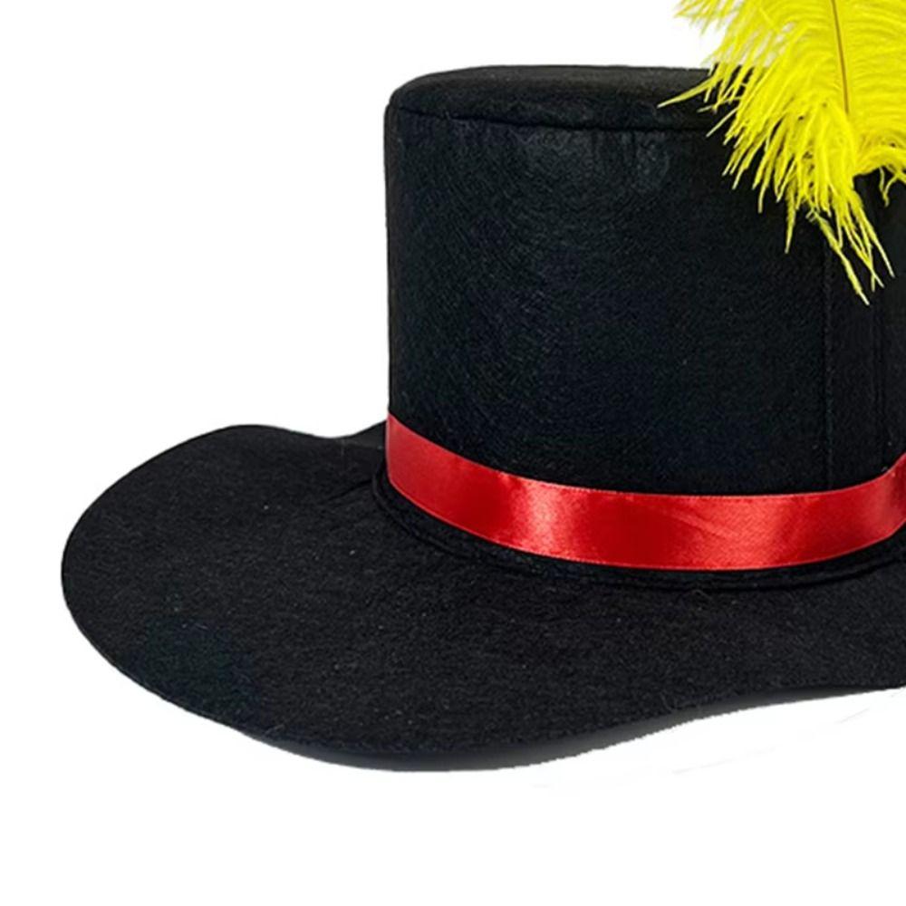 Vintage Design Magician Hat Dress Up Cosplay Felt Cap Carnival Snowman Costume Hat  Christmas Party