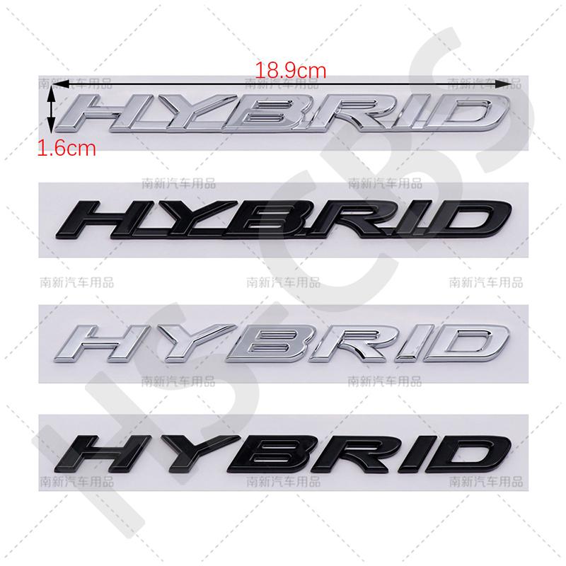 ABS Oil Electric Hybrid Vehicle Logo Car Rear Trunk Emblem Badge For Lexus RX270 RX350 CT200H GX400 ES350 ES300h NX300 NX200t LX