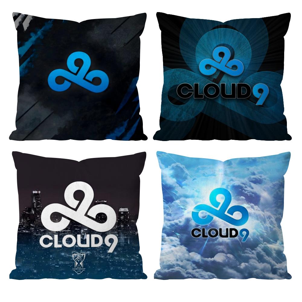Классическая наволочка с принтом C-Cloud-9 для декора подушек на диван в гостиной и спальню