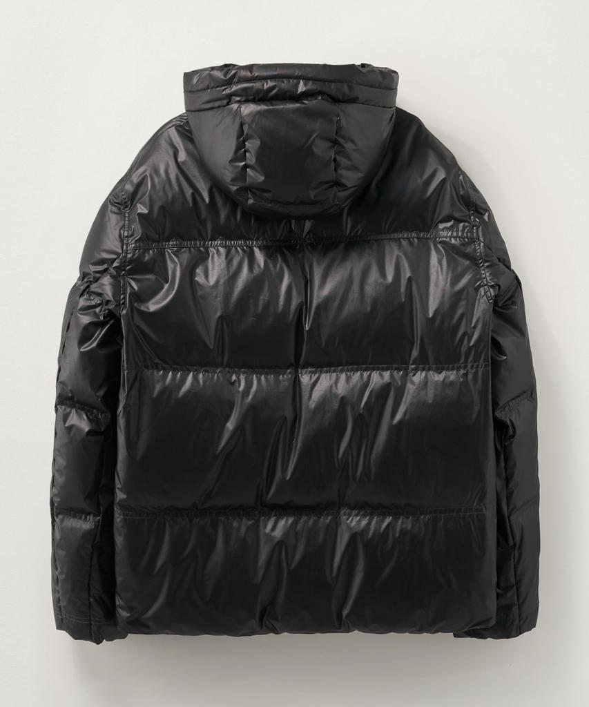 Satur Hooded Puffer Duck Down Jacket Black