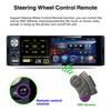 Podofo Radio Car Autoradio 1 Din Multimedia MP5 Player 4.1" Touch Screen Radios Audio Stereo RDS Bluetooth Dual USB Microphone