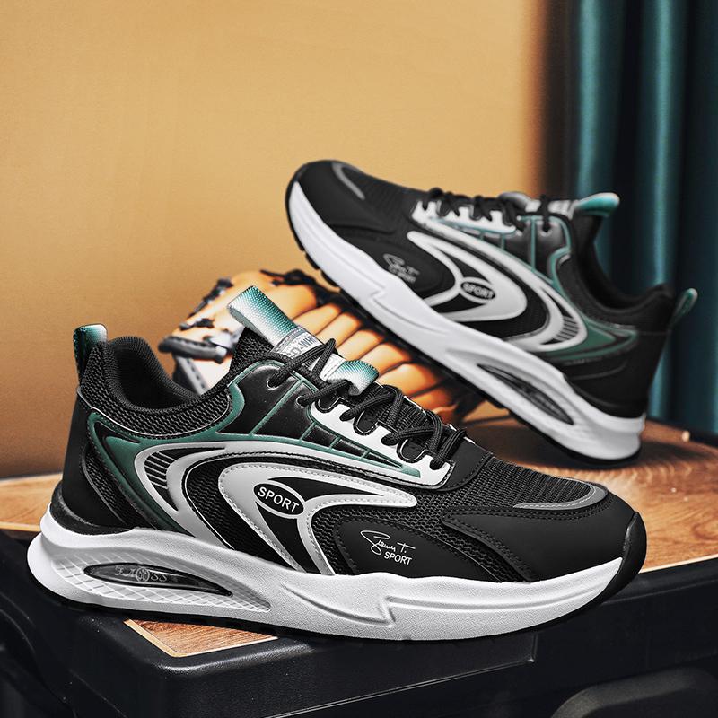 Модная повседневная обувь для мужчин, дышащие уличные прогулочные кроссовки, новые массивные спортивные кроссовки для бега, баскетбола, мужские кроссовки