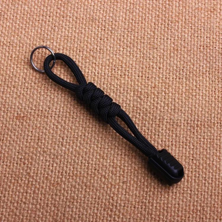 Multi-purpose Keychain Holder Durable Strong Polyester Lanyard Creative Zipper Puller Knife Keychain Pendant