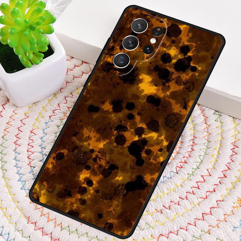 Чехол для телефона из ТПУ с узором под черепаховый панцирь Для Samsung Galaxy note 10 pro S26 S25 S24 S23 S22 Ultra Plus S21 FE S20 Ударопрочный чехол