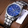 ORUSS Men's Steel Band Waterproof Quartz Watch High-grade Automatic Movement Watch Men's Fashion Luminous Waterproof