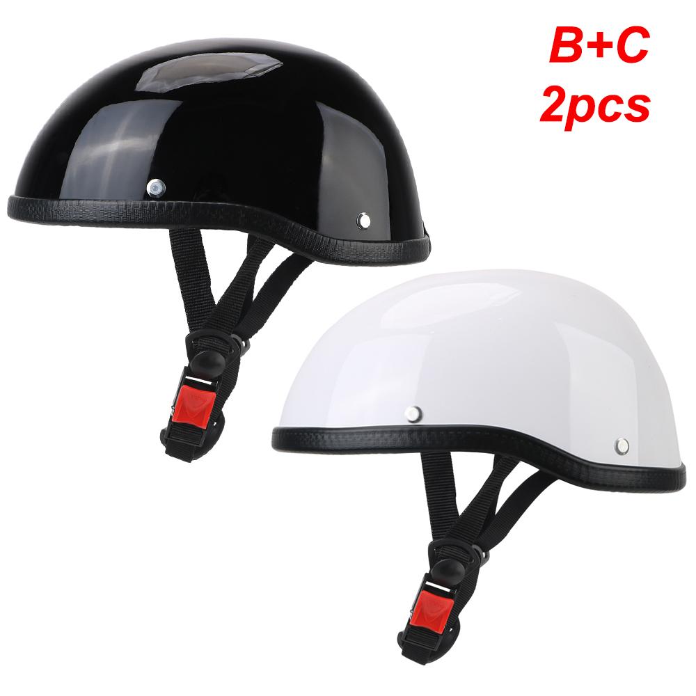 Мотоциклетный шлем MTB велосипед унисекс Защитная защита для езды на велосипеде Половина лица Тип Ретро Винтаж Сверхлегкий модные аксессуары для мотоциклов