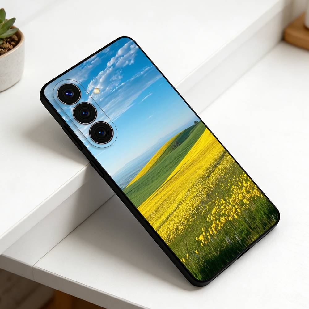 Осенние цвета Для Samsung S25,S24,S21,S22,S23,S30,Ultra,S20,Plus,Fe,Lite,Note,10,9,5G Черный Чехол