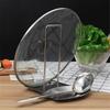 Stainless Steel Pot Lid Rack Detachable Pan Cover Shelf Kitchen Spatula Holder Spoon Stand Kitchen Organization Accessories