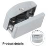 Adjustable Noise Reduction Floor Guide System for Glass Shower Enclosures