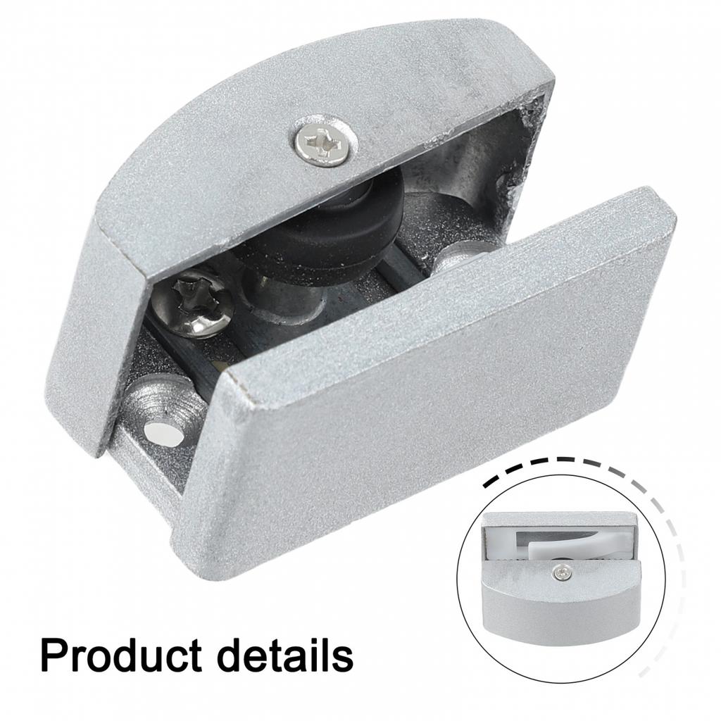 Adjustable Noise Reduction Floor Guide System for Glass Shower Enclosures