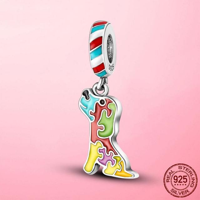 Character Charms 925 Sterling Silver Snowman Dragon Elephant Prince Fox Pendant Beads Fit Fashion Charms Original DIY Jewellery