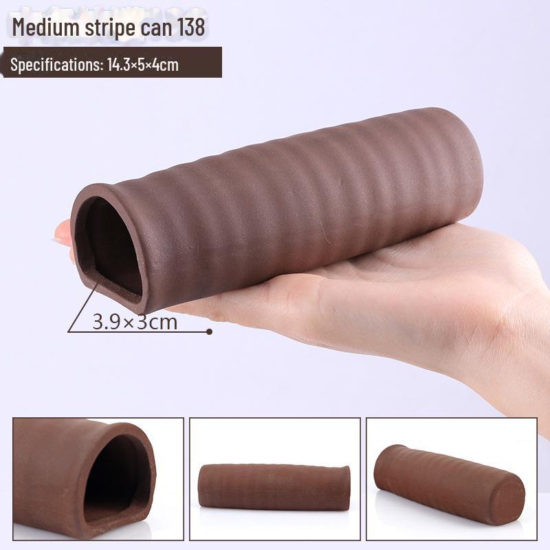 Purple Sand Ceramic Fish Tank Decor - Large, Medium & Small Rock Tiles