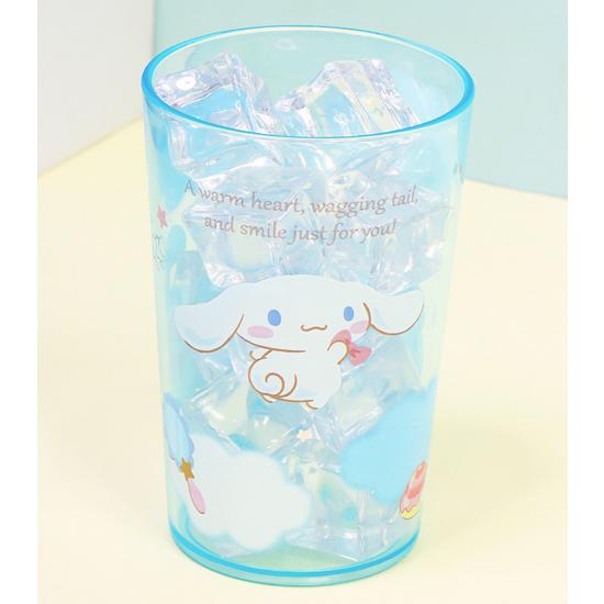 Lilpang Cinnamoroll Color Transparent Jumbo Cup, Mixed Colors, 1 Piece, a Popular Character In Korea