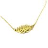 Les Trésors De Lily [P7908] - Designer Necklace In Gold-plated Steel 'Jungle' - 15x8 Mm