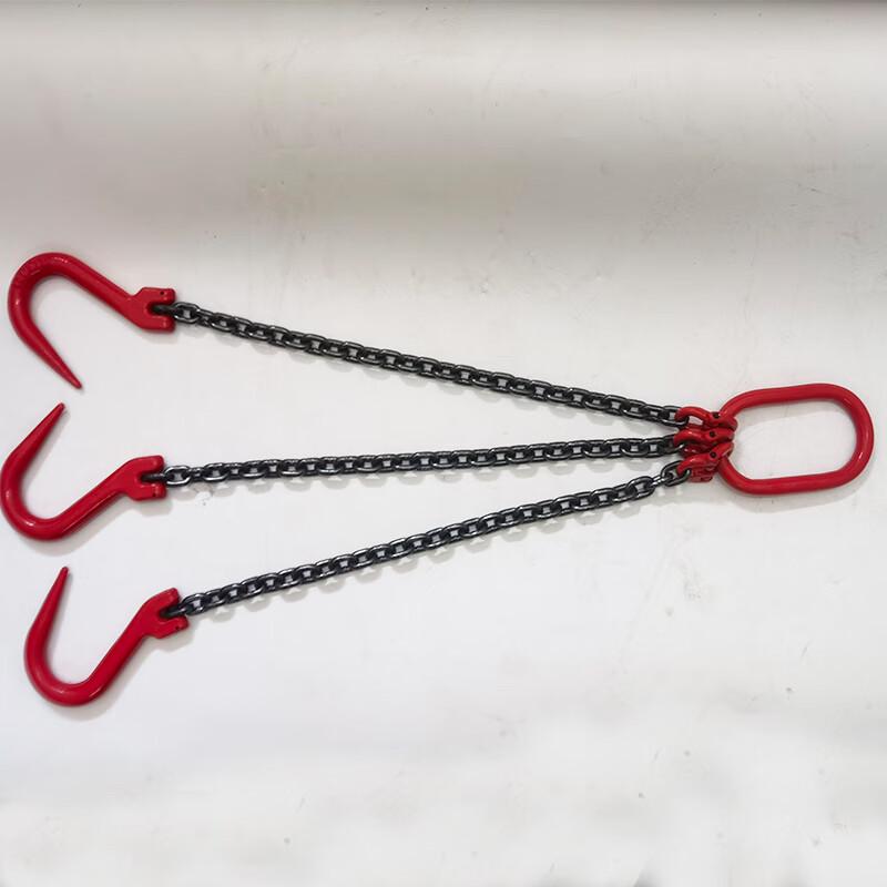 Xinsheneng Double Leg Lifting Chain Sling with Steel Pipe Hooks