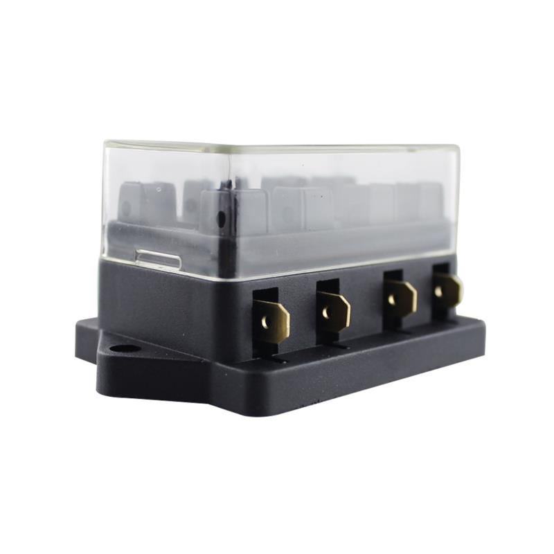 6 Way 12V/24V Circuit Standard ATO Blade Fuse Box DC Car Fuse Block Holder Fuses Fuse Holders1