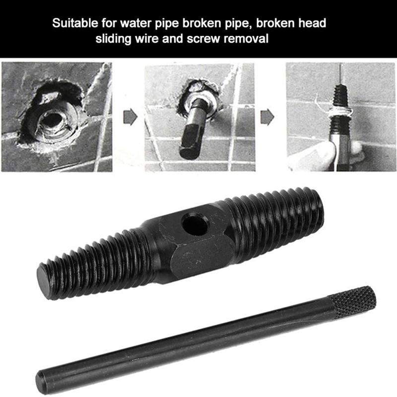 4" 6" Double End Screw Valve Faucet Extractor Pipe Screw Removal Tool Set