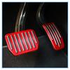 Car Foot Pedal Pads Covers For 2021-2023 Tesla Model 3 Y Aluminum Alloy + Rubber Anti-slip Accelerator Brake Rest Pedal