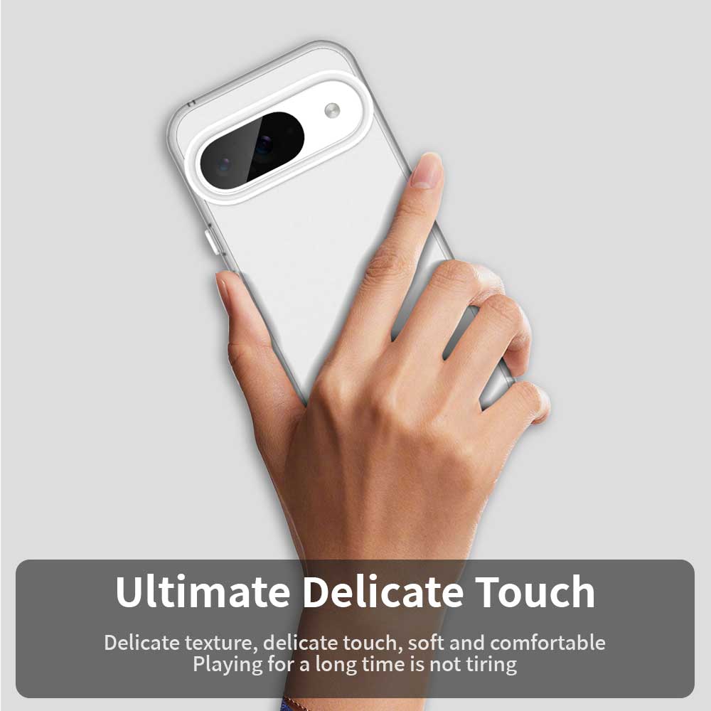 Матовый чехол для Google Pixel 9 Обложка Pixel 9 Pro XL Funda Coque Матовый Полупрозрачный ПК Конфетный цвет Задний бампер для телефона Pixel 9