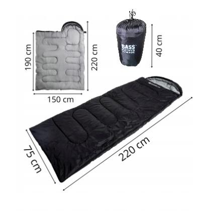Sleeping Bag - Duvet With The Possibility Of Combining A Second Sleeping Bag 2 In 1 220X75Cm