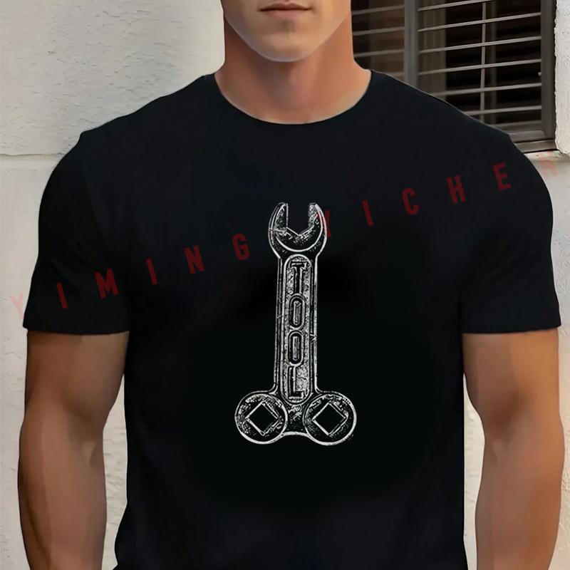 Tool Band Rock Pink Skeleton LogoMen's And Women's T-shirt Moto Summer Cotton Short Sleeved Casual O-Neck Unisex Tops