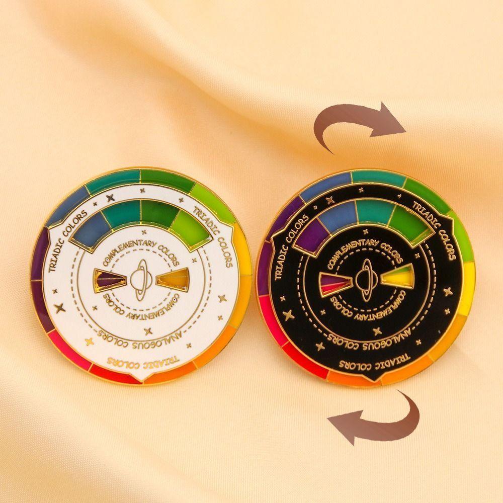Rotatable Color Wheel Keyring Palette Rotable Color Palette Keychain  Clothing Accessories.