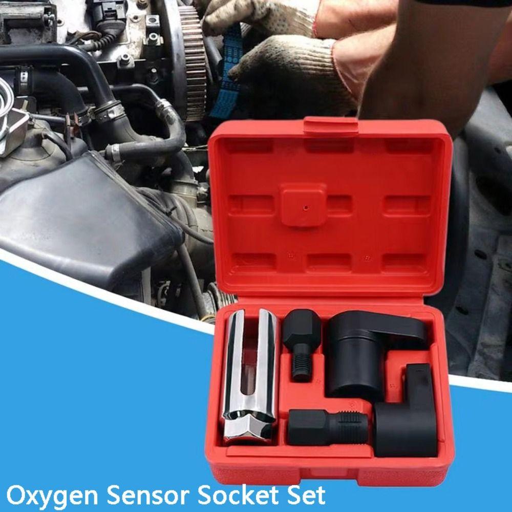 5pcs Oxygen Sensor Wrench Kit Automotive Oxygen Sensor Socket Set  Automotive Parts Accessories