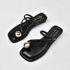 Women Slipper Woman Summer Flat Heel Roman Shoes Low Heels Sandals Footwear 2024 Women's Gladiator Open Toe Beach Ladies