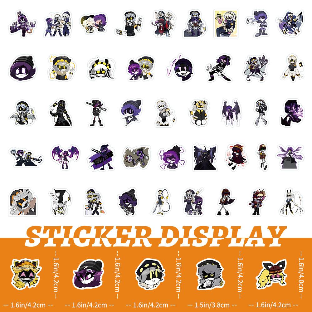 10100Pcs Cartoon Anime Murder Drones Cute Funny Graffiti Stickers Personality Cool Creative Decorative Scrapbook Decal Kids Toy