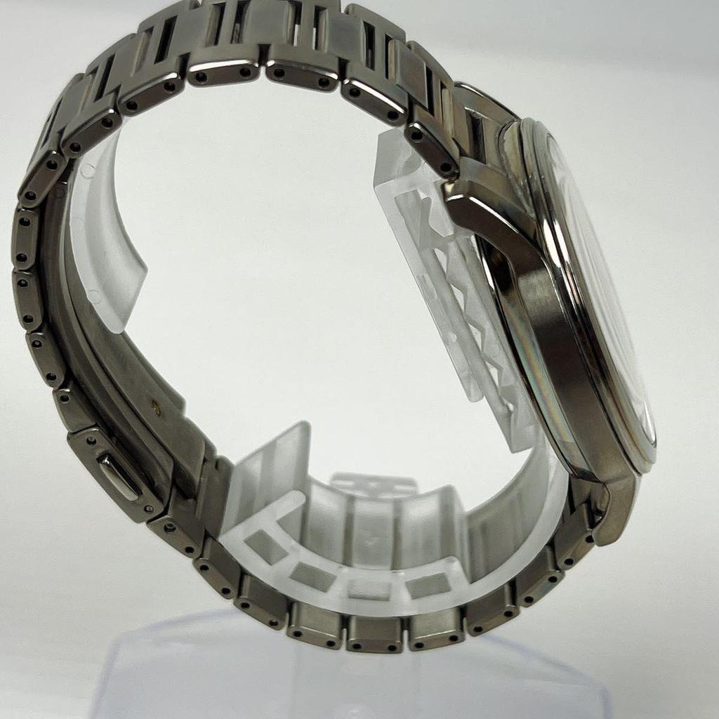 Б/у Seiko Brights SAGZ095 Белый циферблат Чистый титан Радио-солнечные часы SEIKO Инструкция по эксплуатации