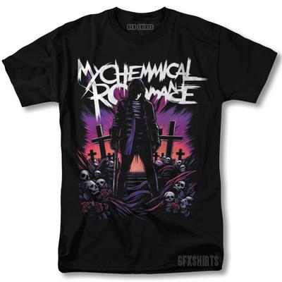 Футболка My Chemical Romance Концертный Тур Мерч Постер Винтажная Графическая Футболка Унисекс Футболка