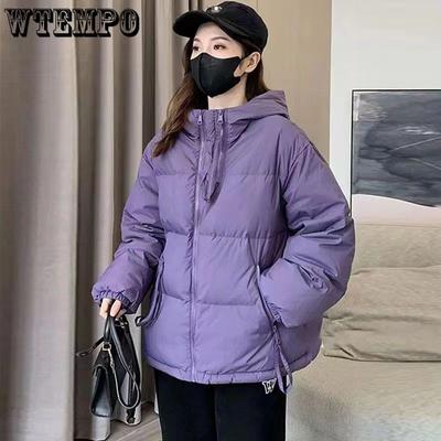 Куртка из хлопка с перьями, женская зимняя утолщенная хлопковая куртка, короткая хлопковая куртка, пальто
