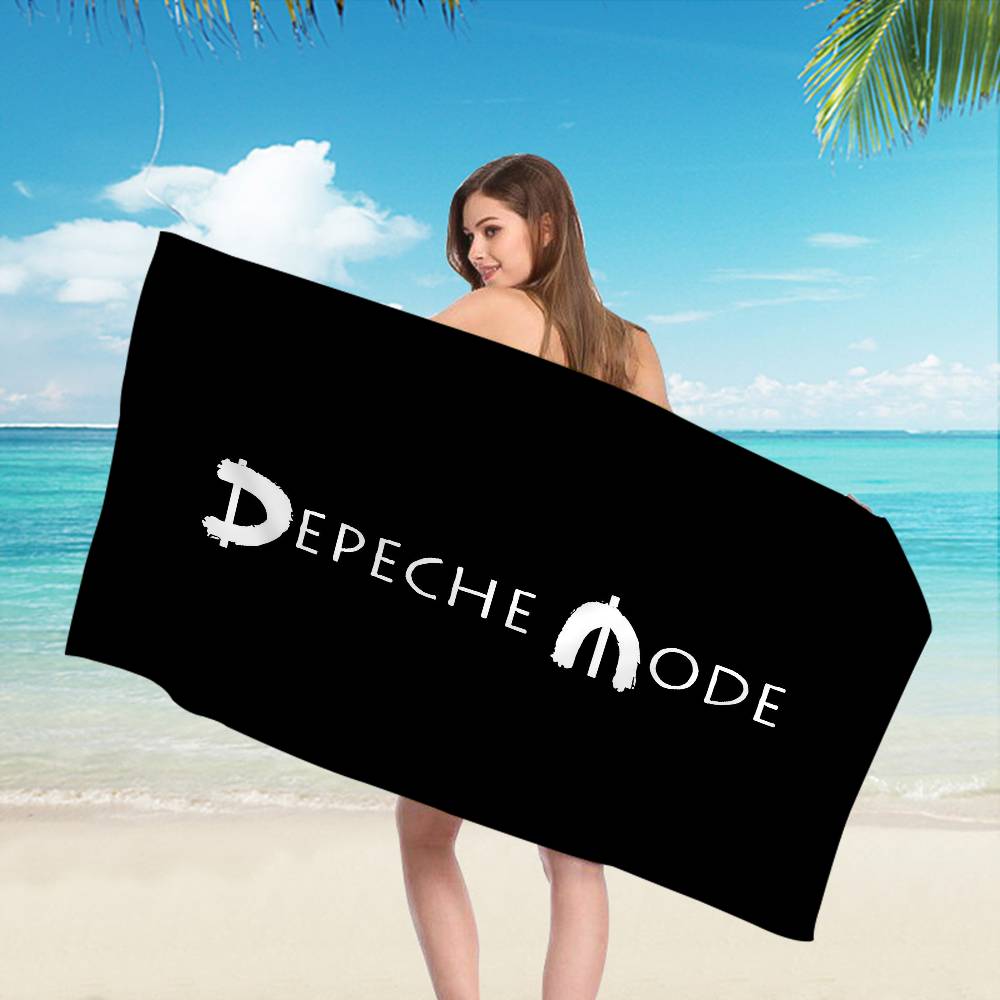 Электронный Рок D-Depeche Полотенце для Ванны Микрофибра Мягкое Впитывающее Воздухопроницаемое Для Девочки Детей Декоративное Мультяшное Пляжное Полотенце
