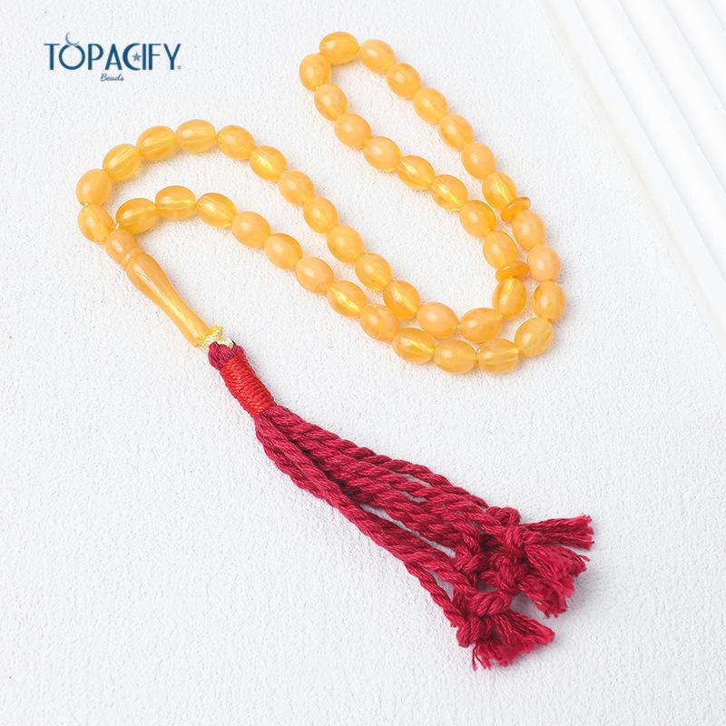 Палестина 45-бусинная ручная молитвенная розария - Исламские молитвенные бусины