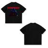Рэпер The Weeknd Starboy XO 2026 Концерт Винтажный Графический Принт Мужская Мода Хип‑Хоп Однотонная Футболка