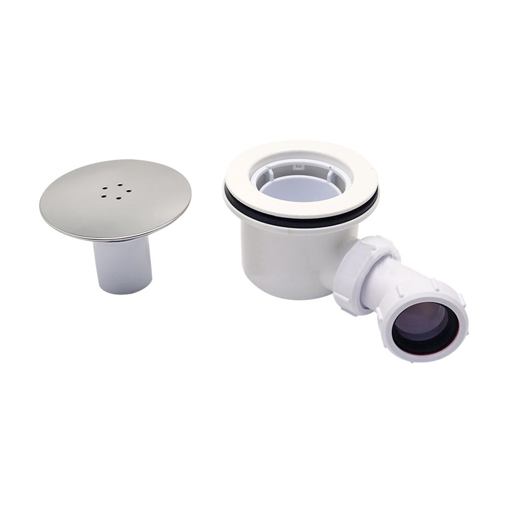 Долговечный металлический душевой поддон 90 мм, слив с высокой пропускной способностью, универсальная совместимость, легко чистится, сифон для душевого слива