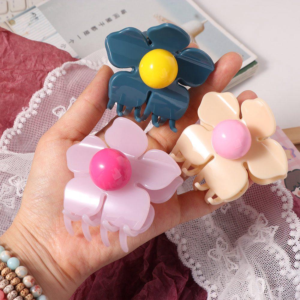 Hairpin Flower Hair Claw Plastic Plastic Shark Clip Creative Hair Crab Clip Vacation