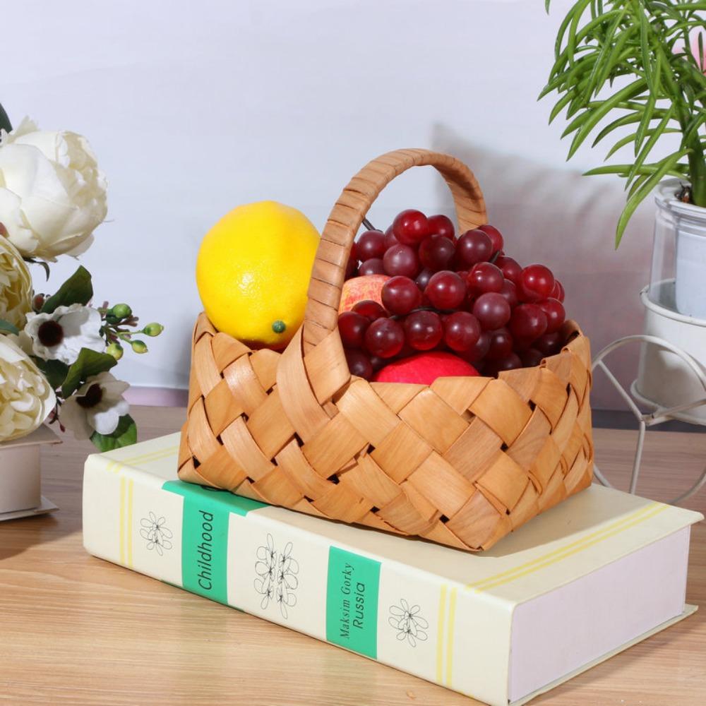 Handwoven Fruit Basket Home Decoration /Restaurant Serving Tabletop Display