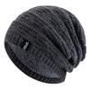 Beanie Daily Unisex New Style Hat Plush Fur Lined Hats For Men Women Keep Warm Knitted Hat Fashion Solid Ski Sports Winter Cap