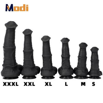 Гигантский фаллоимитатор 6 размеров, мягкий силиконовый фаллоимитатор, фаллоимитатор в виде лошади, животного, искусственный пенис, секс-игрушки, большой черный член для женщин