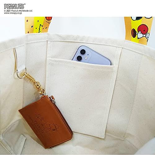 Сумка-тоут Snoopy с ручкой через плечо, стильная сумка-шоппер, прочная, из холста, сделанная в Японии, милый персонаж SNOOPY, спортивная, черная, держатель для покупок