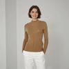 Fluffy and Light, Semi-turtleneck Slim-fitting Versatile Inner Wool Sweater, Women's Fashion Temperament Full Wool Bottoming Shirt