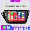 Радио на Android 13 для Kia RIO 3 2011 2012 2013 2014 2015 2016 Автомагнитола Мультимедийный плеер Carplay Auto GPS-навигация DSP 48EQ