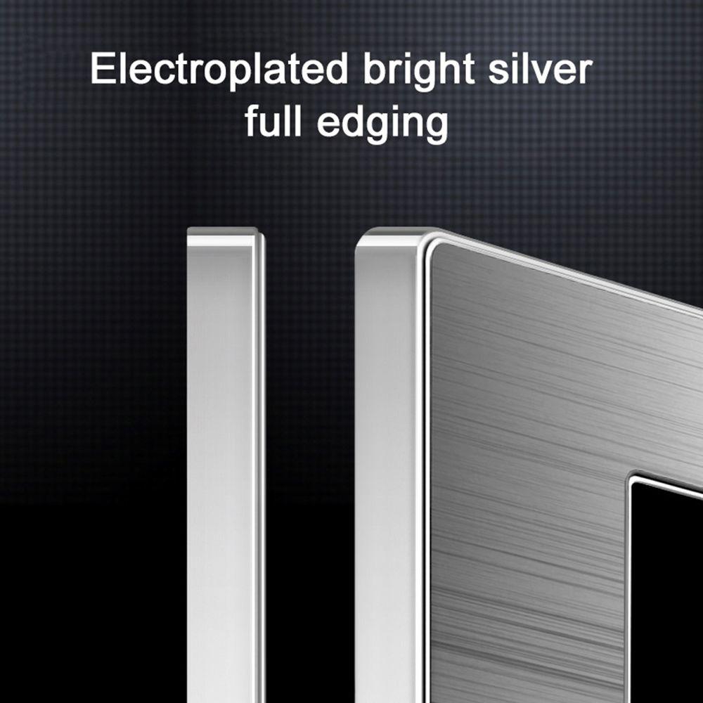 86*86 мм британский стандарт 1/2/3 Gang 1 Way настенный светильник сенсорный выключатель выключатель света светодиодный