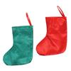 Navidad Классические Рождественские Носки Красные и Зеленые Подарочный Пакет Конфетные Подарочные Пакеты Простые Украшения Рождественские Носки Рождественские Украшения