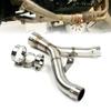 Motorcycle Middle Mid Pipe Decat Eliminator Exhaust For Kawasaki Z1000 Z1000SX 2011 2012 2013 2014 2015 2016 2017 2018 2019 2020