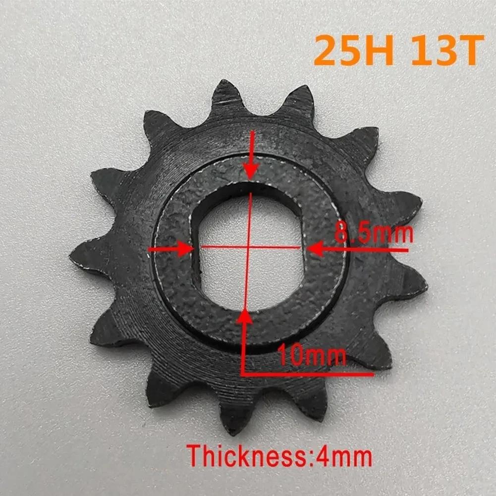 9T 11T 13T 25H Звездочка для мотоцикла Мотоцикл Электросамокат Для цепи 25H Моторная шестерня Пиньон Мотор постоянного тока Запчасти для мотоцикла