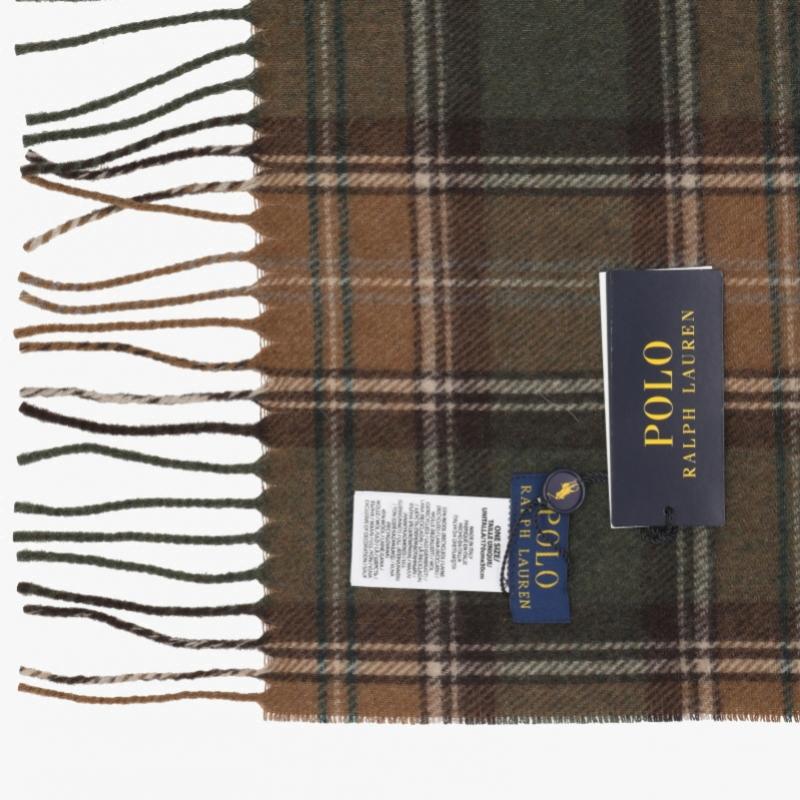 Polo Ralph Lauren Плед пони клетка бахрома шарф Pc0999 241